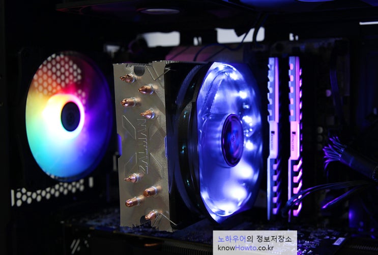  가성비쿨러 추천, 잘만 CNPS9X OPTIMA WHITE LED 후기