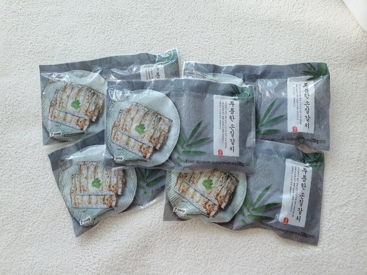  홈쇼핑으로 산 김나운 손질갈치 맛있네요