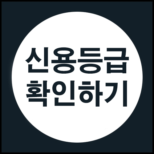  카톡으로 신용등급확인하기!