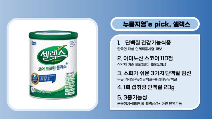  [첫 시부모님 설선물]단백질,면역력보충 셀렉스 프로틴 선물세트