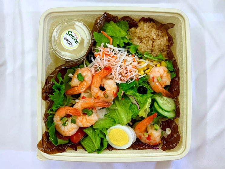  요즘 시국에 딱 좋은 푸짐하고 맛있는 도시락 :: 채선당 도시락 샐러드 문정역점