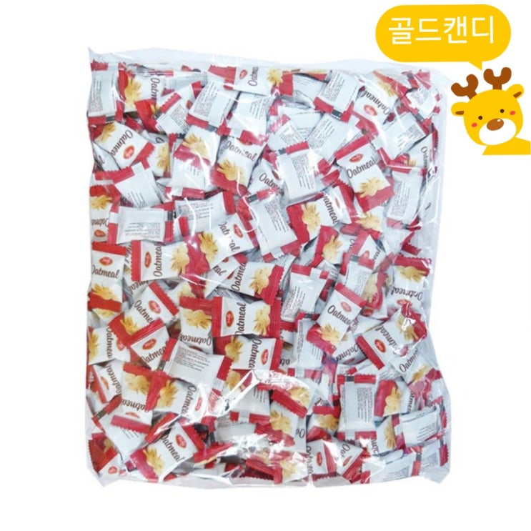 가성비갑 오트밀 미니바이트 귀리 곡물 대용량 과자 1Kg 약 400개입, 1개 ···