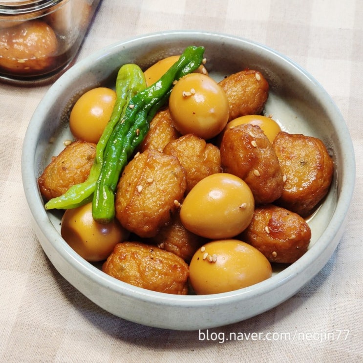 Jinny's집밥레시피 조림 밑반찬만들기 어묵메추리알조림 한번에 두가지 Jinny's집밥레시피 조림 밑반찬만들기 어묵메추리알조림 한번에 두가지