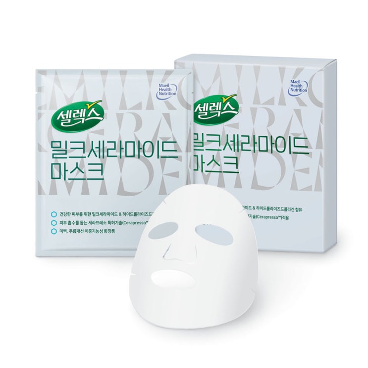 의외로 인기있는 셀렉스 밀크세라마이드 마스크팩 25g, 5개입, 1개(로켓배송) 추천합니다 의외로 인기있는 셀렉스 밀크세라마이드 마스크팩 25g, 5개입, 1개(로켓배송) 추천합니다