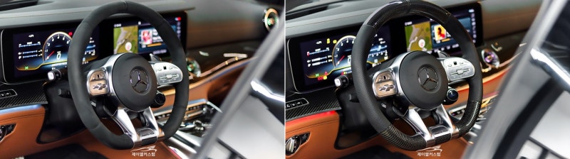 하남 초이로 / 핸들커스텀/염색 / 카본 핸들 / AMG GT