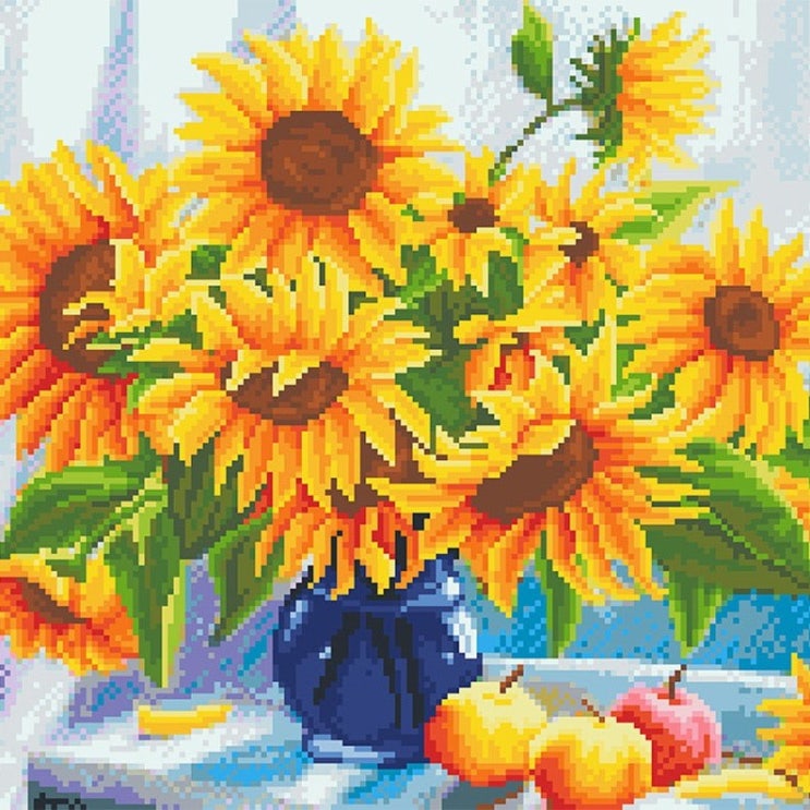 리뷰가 좋은 디클레어 액자 캔버스형 보석십자수 DIY 키트 40 x 50, 1세트, DCH025 해바라기화병(로켓배송) 추천합니다 리뷰가 좋은 디클레어 액자 캔버스형 보석십자수 DIY 키트 40 x 50, 1세트, DCH025 해바라기화병(로켓배송) 추천합니다