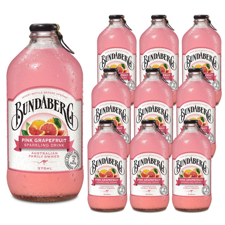 가성비갑 분다버그 핑크 그래이프푸르트 탄산음료, 375ml, 10병(로켓배송) ··· 가성비갑 분다버그 핑크 그래이프푸르트 탄산음료, 375ml, 10병(로켓배송) ···