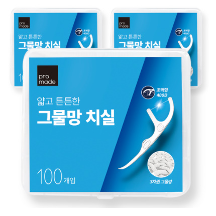  프로메이드 얇고 튼튼한 그물망 치실