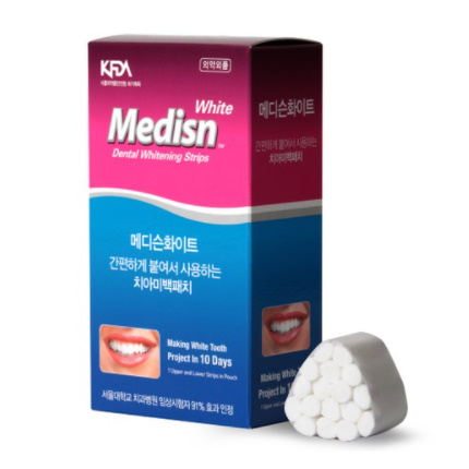  메디슨화이트 치아 미백패치 20p