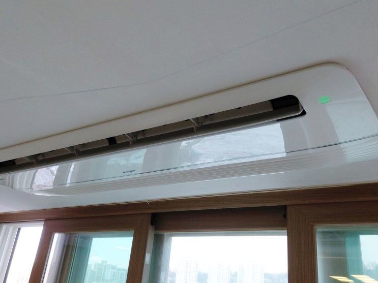 흑석한강센트레빌2차 33평시스템에어컨 설치했습니다