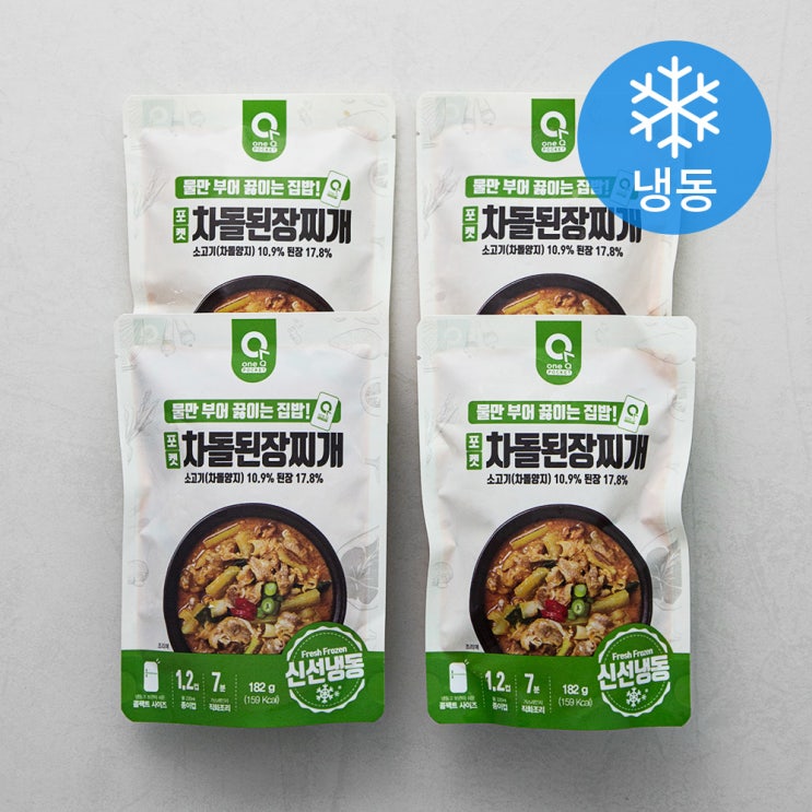 요즘 인기있는 원큐 포켓 차돌된장찌개 (냉동), 182g, 4팩(로켓배송) 추천해요 요즘 인기있는 원큐 포켓 차돌된장찌개 (냉동), 182g, 4팩(로켓배송) 추천해요