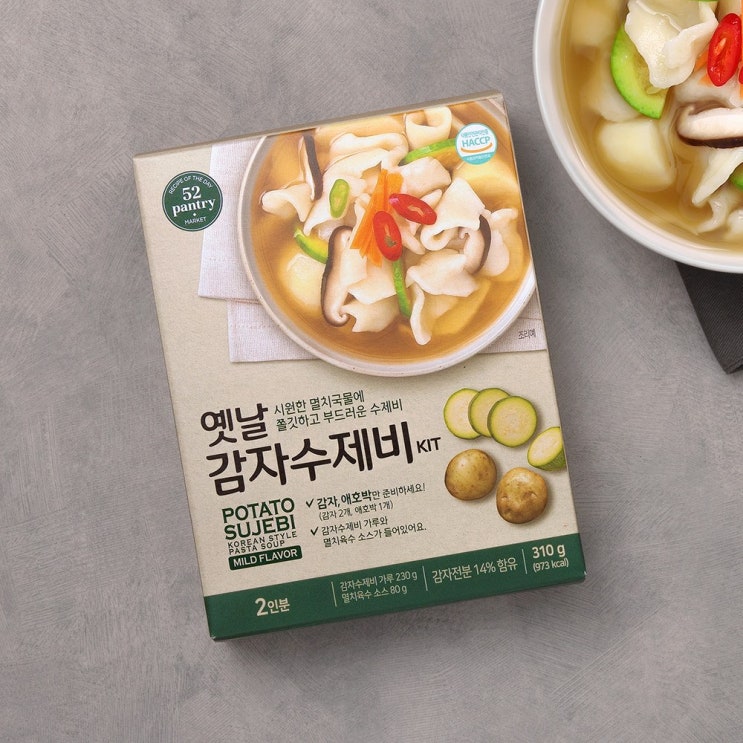 인지도 있는 [52PANTRY] 옛날감자수제비 KIT, 5개, 310g ···