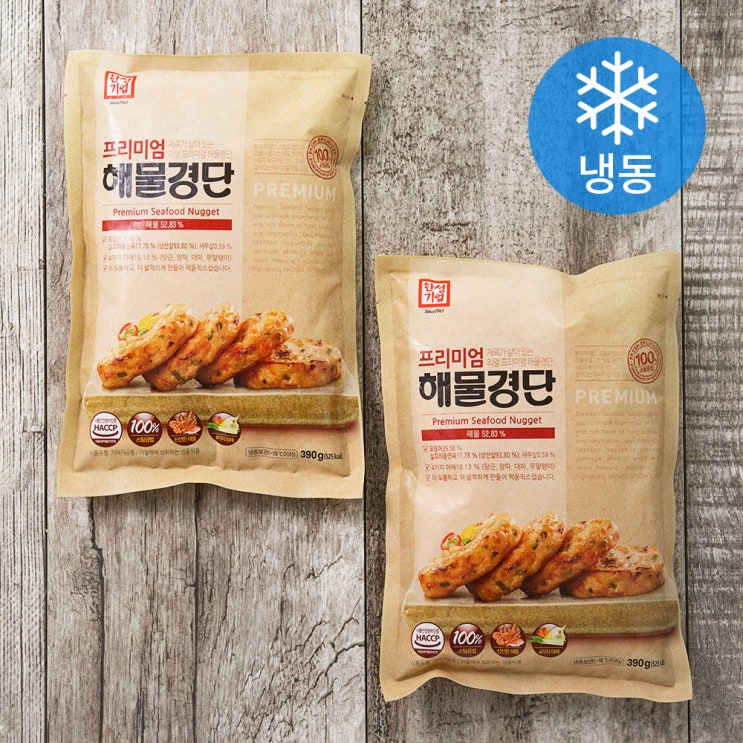 인기 많은 한성기업 프리미엄 해물경단 (냉동), 390g, 2개(로켓배송) 좋아요