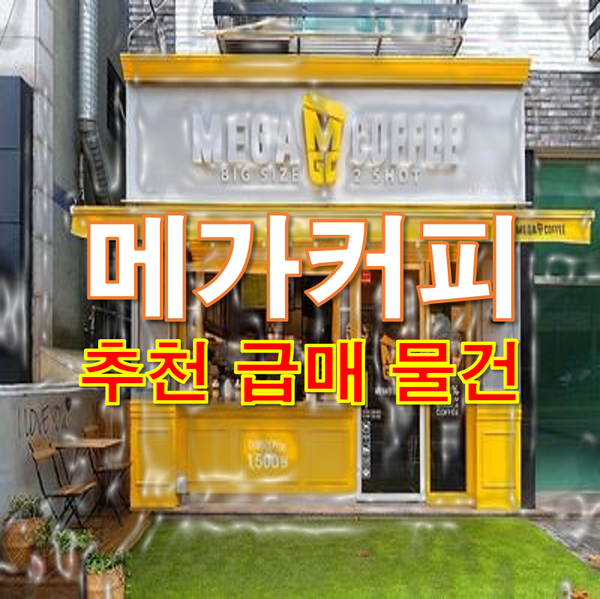  메가커피 창업 시세보다 저렴한 매장으로 하세요