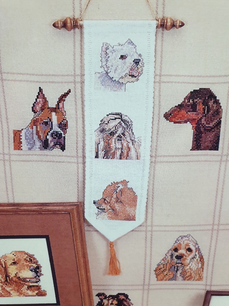  강아지 멍멍이 Dog 십자수 무료도안