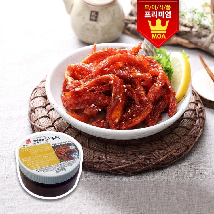 가성비 뛰어난 반찬단지 명태회무침(500g)냉면명태회 고명, 500g, 1팩 ···