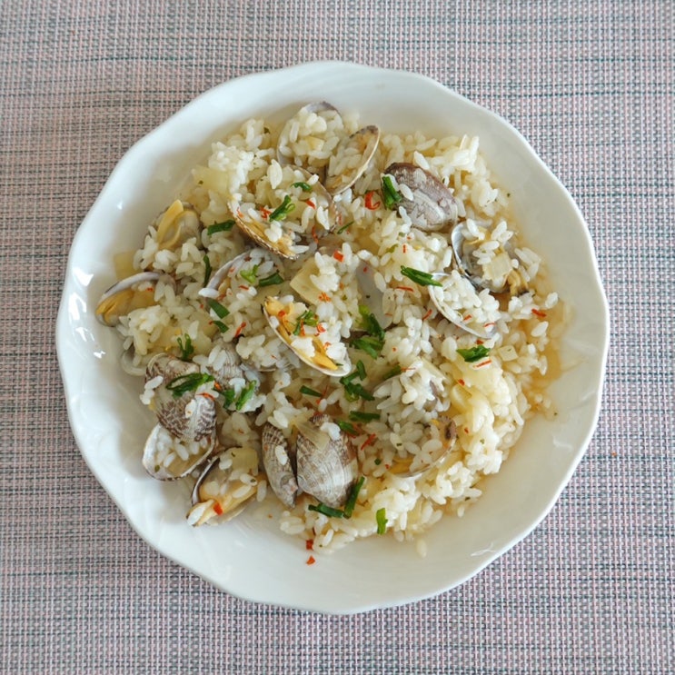  아로쓰 꼰 알메하스 Arroz con almejas - 스페인식 조개밥