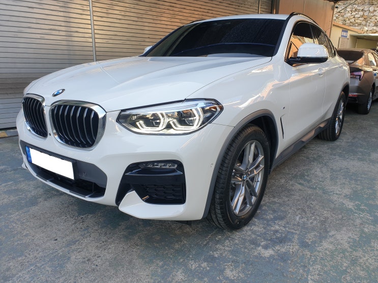 BMW X4 20i M 스포츠 X 후기 (화이트 / 블랙 시트)