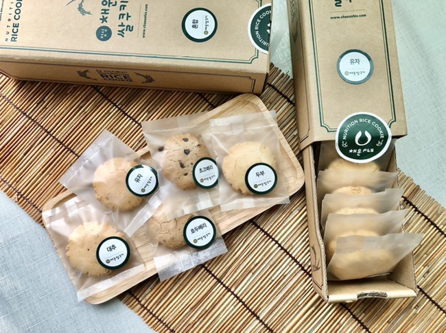  노밀가루,노버터. 다이어트 과자, 건강 정성 채운 쌀쿠키세트!