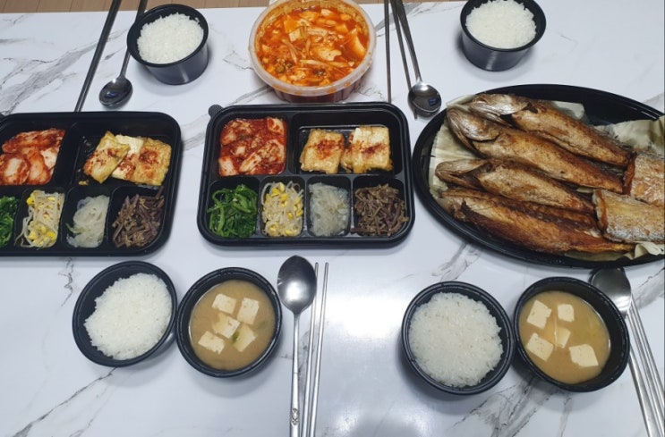  정관 어구이 생선구이 정식 순두부찌개 배달로 시켜봤어요(내돈내산)