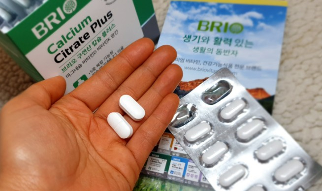 브리오 구연산 칼슘 플러스 마그네슘 비타민 D, 성장기 어린이 청소년, 노인을 위한 뼈 영양제 추천