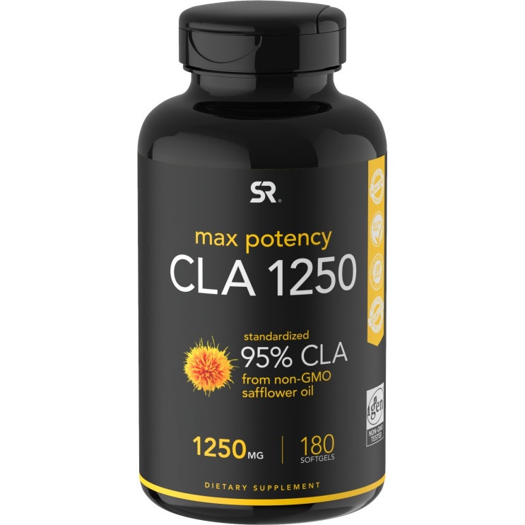선택고민 해결 스포츠리서치 맥스 포텐시 CLA 1250mg 새플라워 오일 소프트젤, 180개입, 1개 ··· 선택고민 해결 스포츠리서치 맥스 포텐시 CLA 1250mg 새플라워 오일 소프트젤, 180개입, 1개 ···