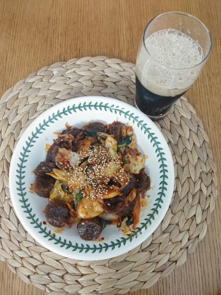  맥주안주에 딱!!_순대볶음 만들기