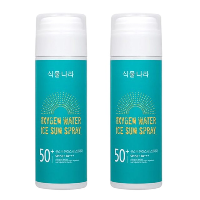 당신만 모르는 식물나라 산소수 아이스 선 스프레이, 150ml, 2개 좋아요