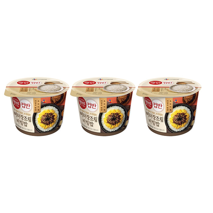 인지도 있는 컵반 버터장조림비빔밥, 216g, 3개 ··· 인지도 있는 컵반 버터장조림비빔밥, 216g, 3개 ···