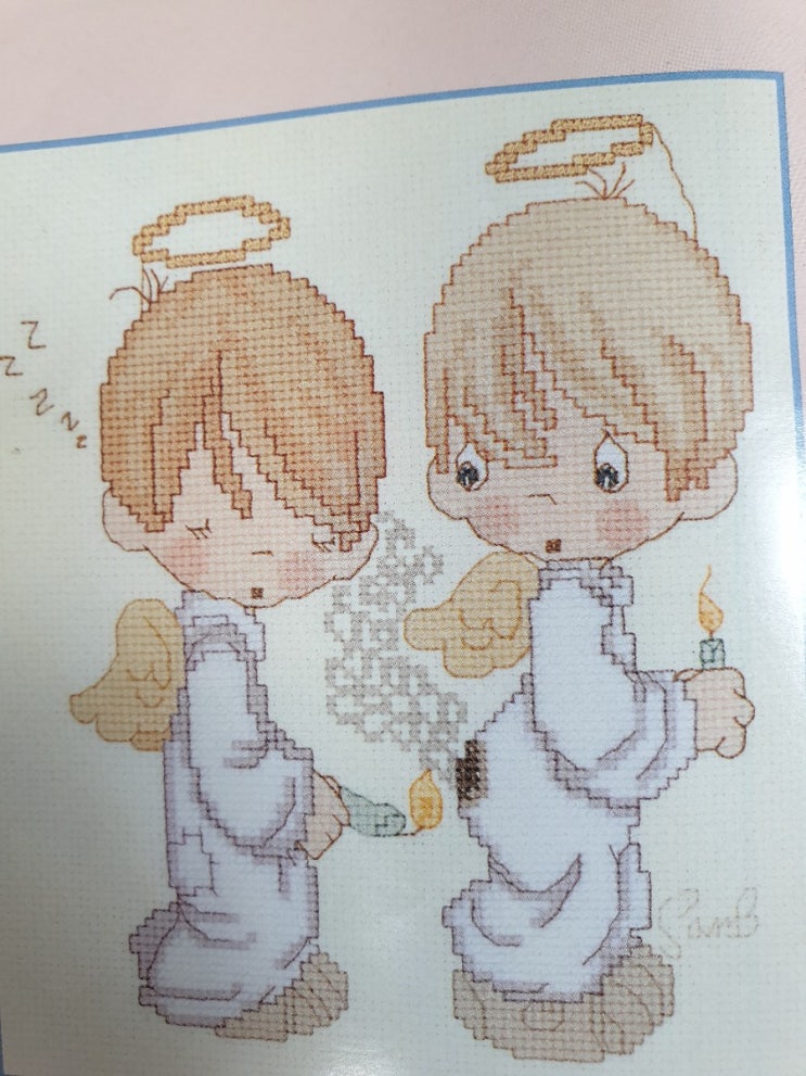  얼큰이  다이쁜 ~버젼 십자수 도안