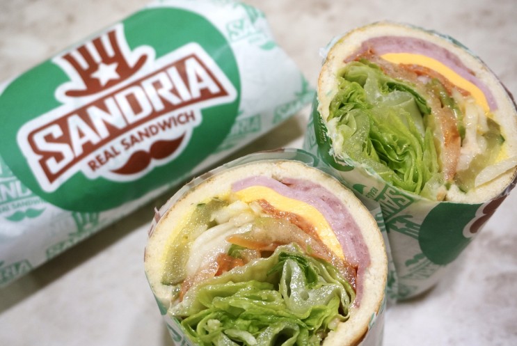 원주 샌드위치 샌드리아 단구점 샐러드 배달 리뷰 _단구동 샌드위치 맛집