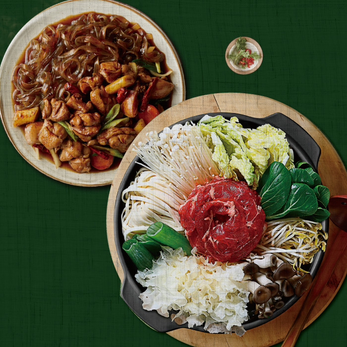 많이 찾는 매콤 안동찜닭 + 소고기 모둠버섯 샤브샤브 (총 4인분) 추천해요 많이 찾는 매콤 안동찜닭 + 소고기 모둠버섯 샤브샤브 (총 4인분) 추천해요