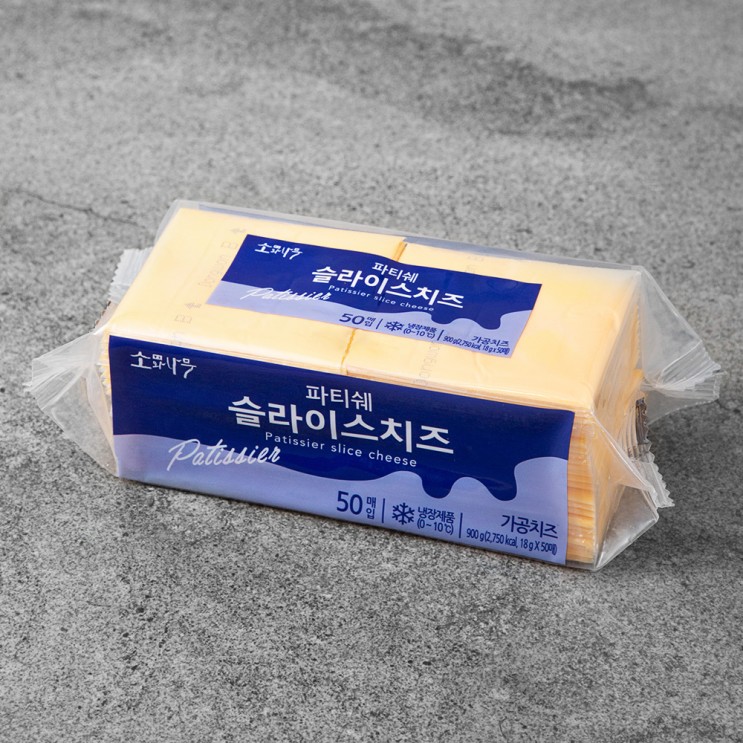 인기 많은 소와나무 파티쉐 슬라이스 치즈, 900g, 1개(로켓배송) ···