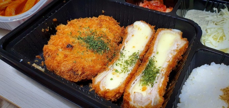 구미 옥계 맛집, 분식쌀롱(두툼 돈까스, 치즈돈까스, 떡볶이)