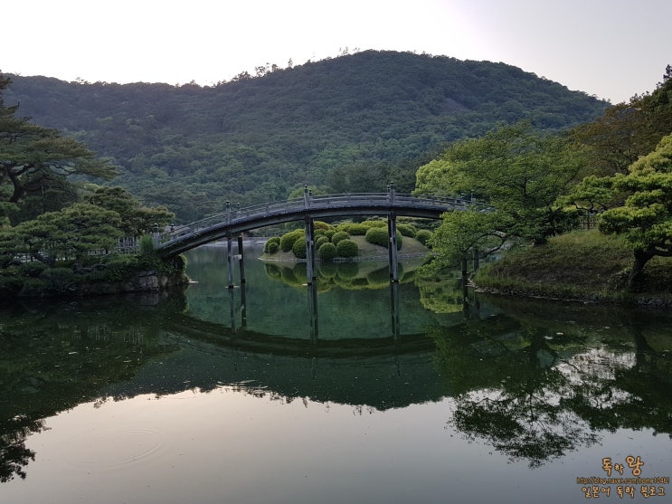 일본 전국 일주 14일차 - 다카마쓰(리츠린 공원(栗林公園)/엔게츠쿄(偃月橋))