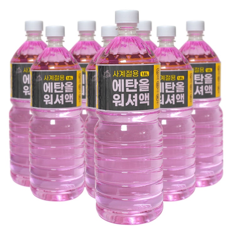 인기 급상승인 에탄올 사계절용 워셔액 1.8L 8개 고급 워셔액 좋아요