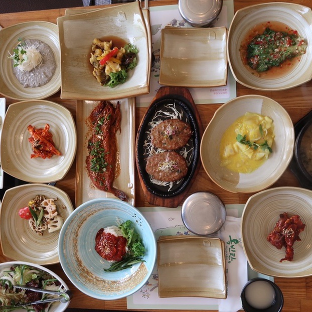  담양 옥빈관 - 죽녹원 근처 떡갈비 정식 맛집