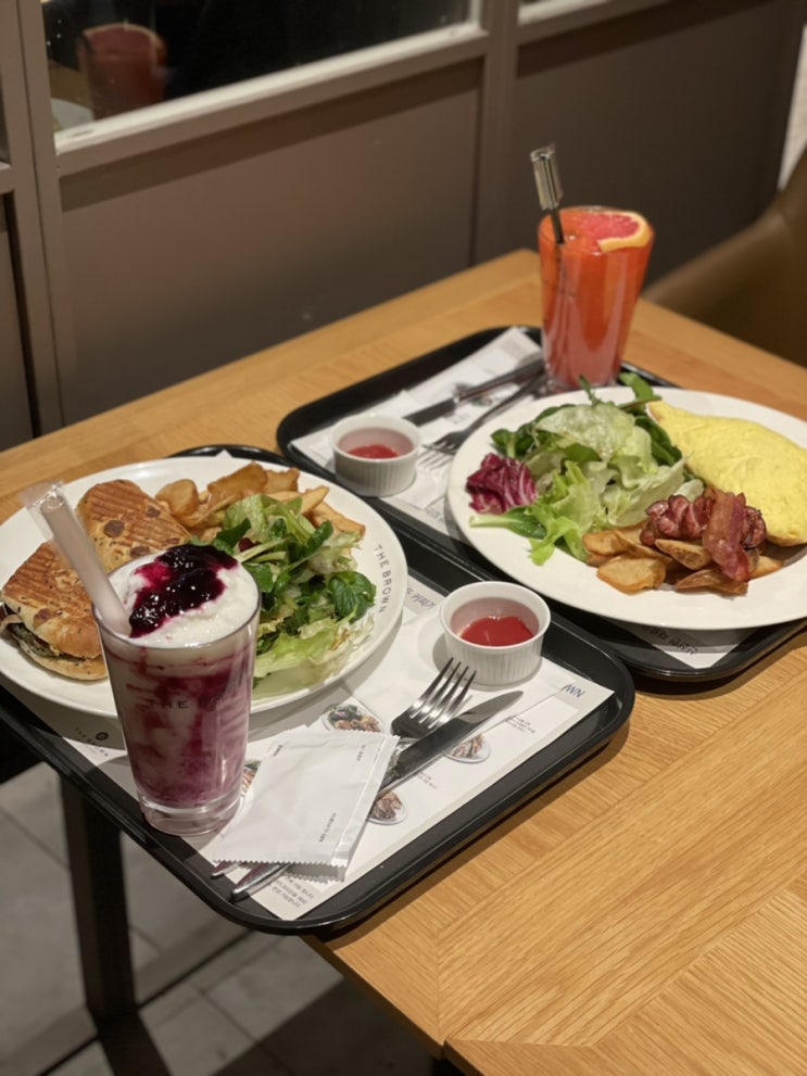  광교브런치카페 더브라운 광교교보엘포트점 브런치맛집 후기