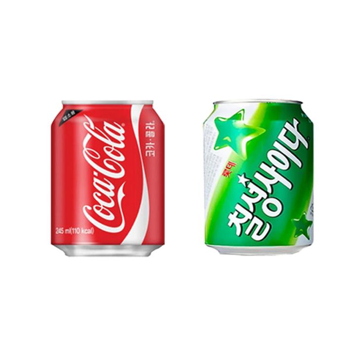  금주 핫딜품목 코카콜라 245ml * 20캔입 칠성사이다 245ml * 20캔입 업소용 생생 후기통!