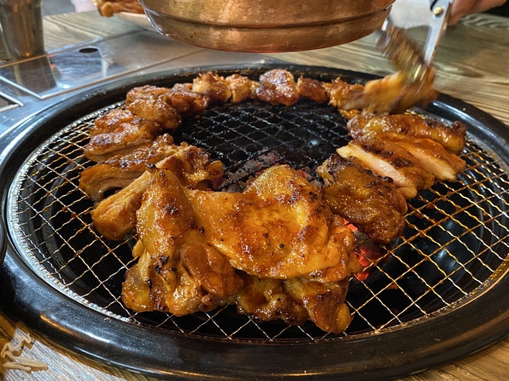  [사가정 맛집] 불향 가득 숯불 닭갈비 찐맛집! '진미숯불닭갈비'