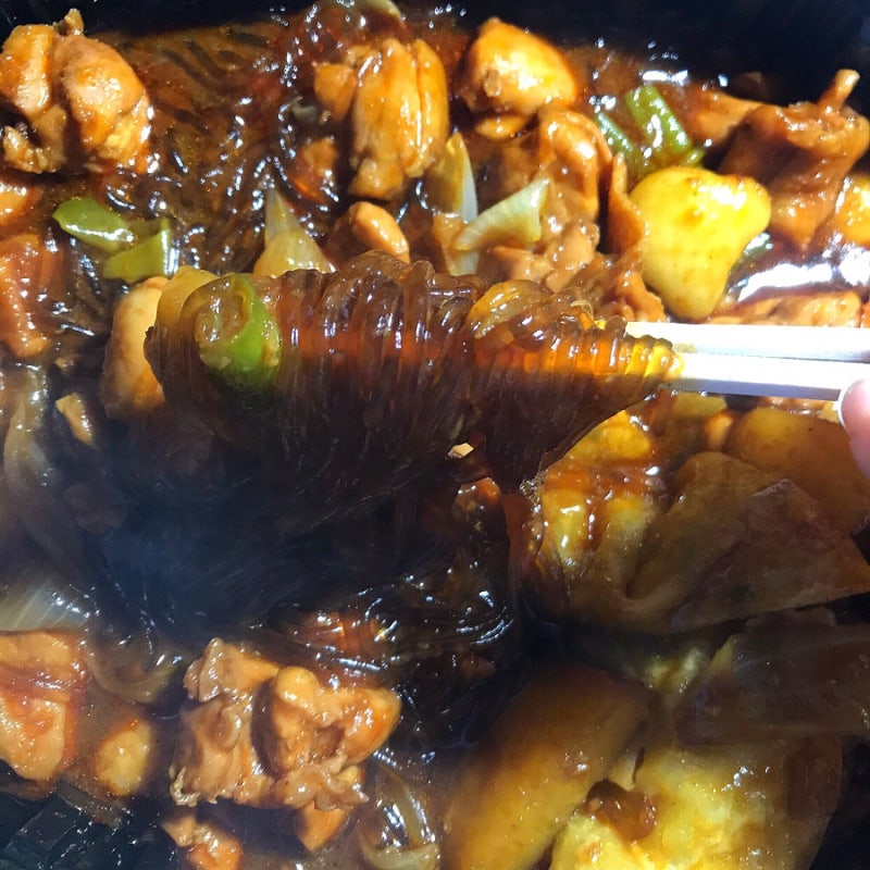 두찜 까만찜닭 매운맛 순살 솔직후기(ft.로제찜닭 비교) : 네이버 블로그
