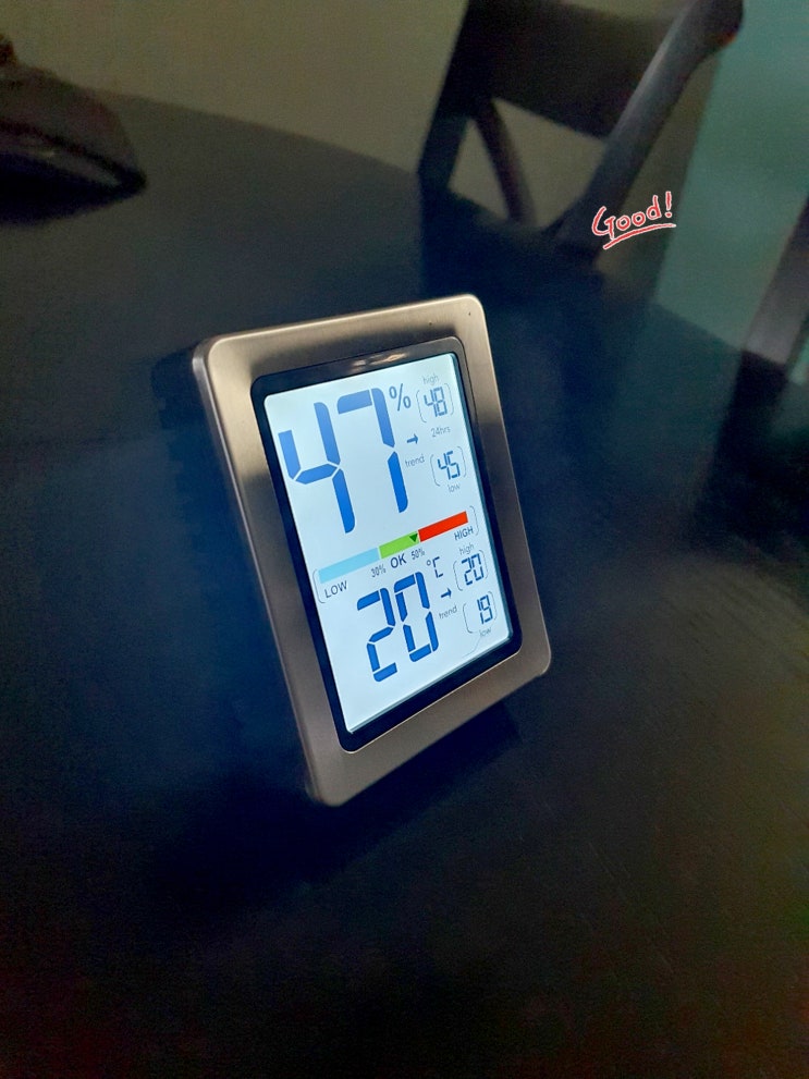  겨울철에 필요한 노바리빙 온습도계 ML0758 쾌적한 실내 만들어봐요