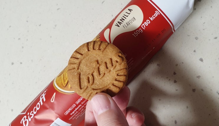  커피 찰떡궁합 로투스 크림샌드 바닐라