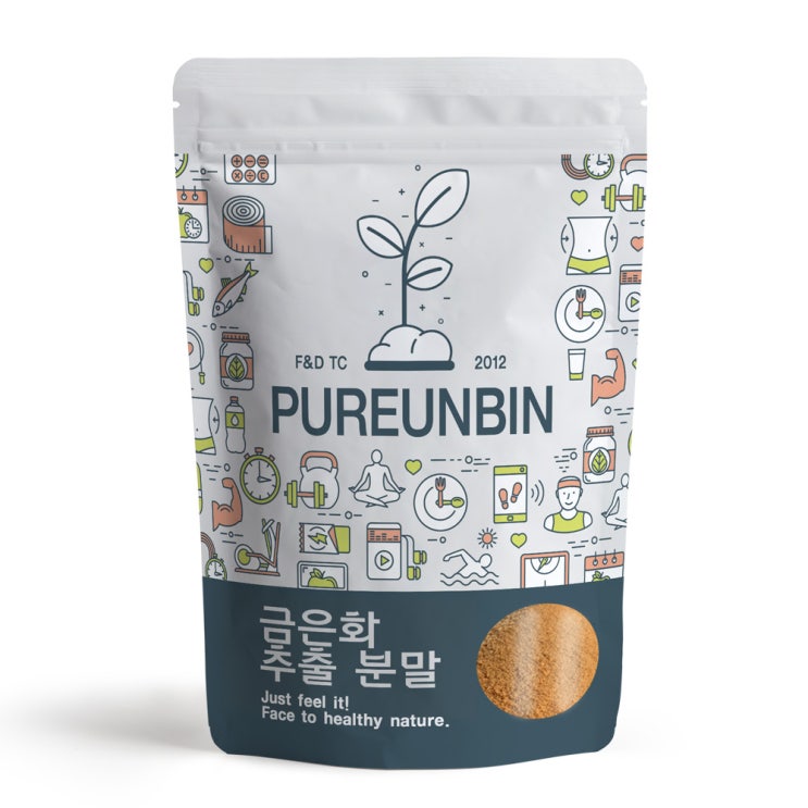 가성비갑 푸른빈 금은화 추출 분말 가루, 500g, 1개(로켓배송) ···