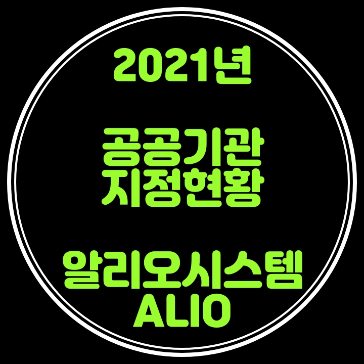  2021년 350개 기관의 공공기관 지정현황
