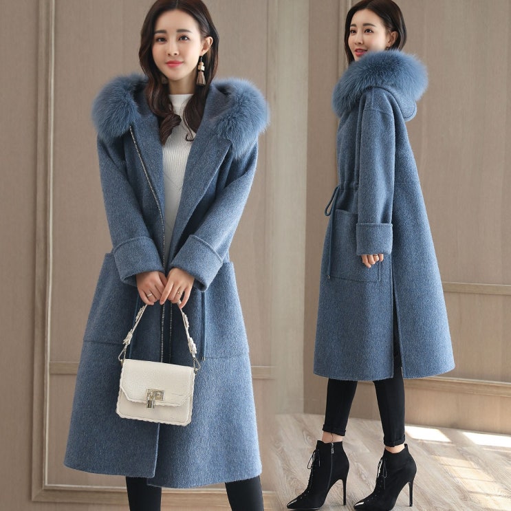 인지도 있는 드로스트링 허리보정 스타일리쉬 슬림핏 솔리드 무지 만능코디 우아한 년 겨울 모직코트 코트 여성 ··· 인지도 있는 드로스트링 허리보정 스타일리쉬 슬림핏 솔리드 무지 만능코디 우아한 년 겨울 모직코트 코트 여성 ···