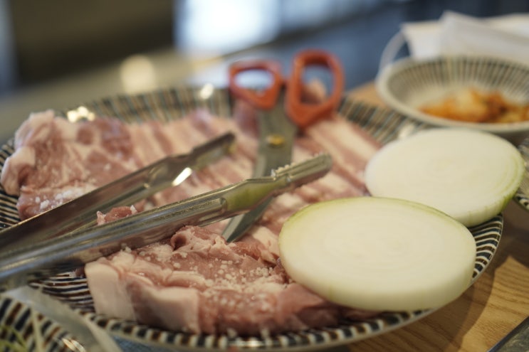  청량리 맛집 돼지갈비구이 원정 마루한 숯불갈비