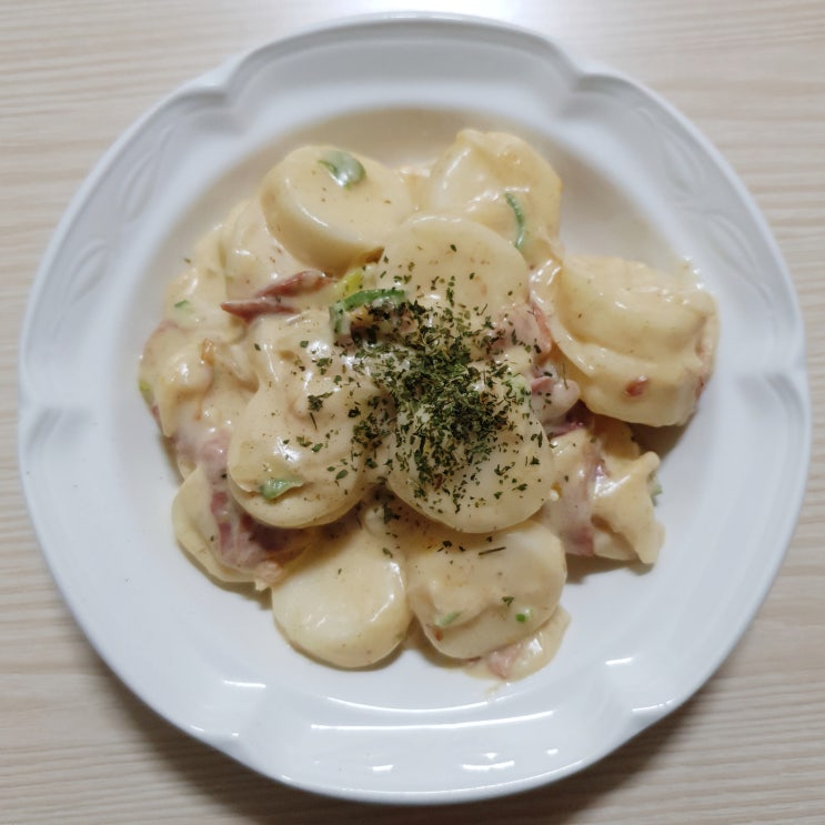  우유와 치즈로 꾸덕한 크림소스 완성, 백종원 크림 떡볶이 만들기