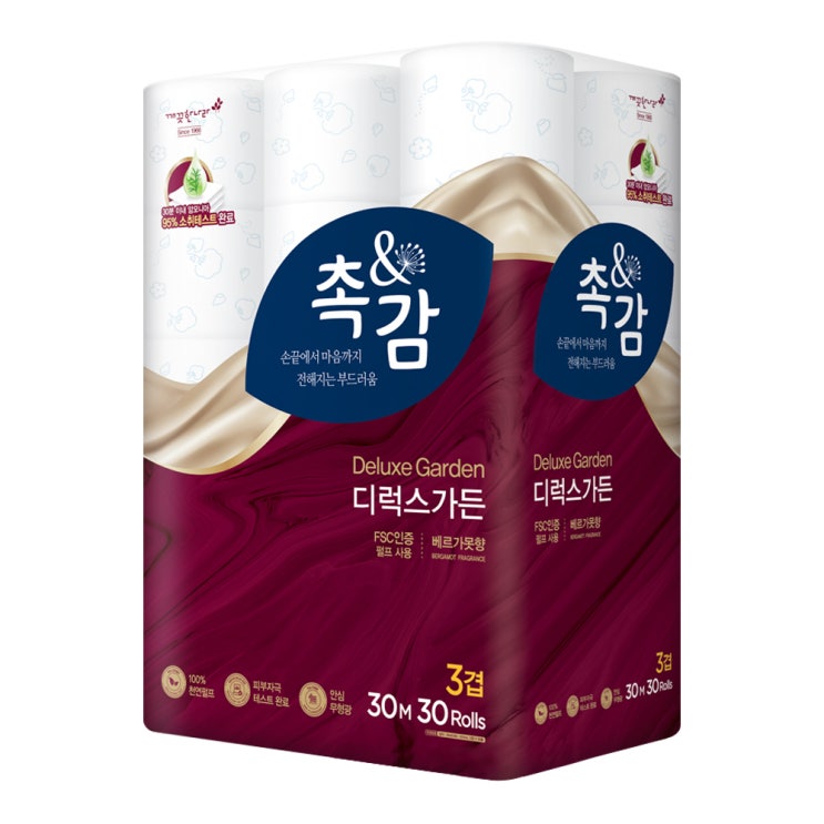 후기가 정말 좋은 깨끗한나라 3겹 촉앤감 디럭스가든 화장지 30m, 30롤, 1팩(로켓배송) 추천합니다 후기가 정말 좋은 깨끗한나라 3겹 촉앤감 디럭스가든 화장지 30m, 30롤, 1팩(로켓배송) 추천합니다