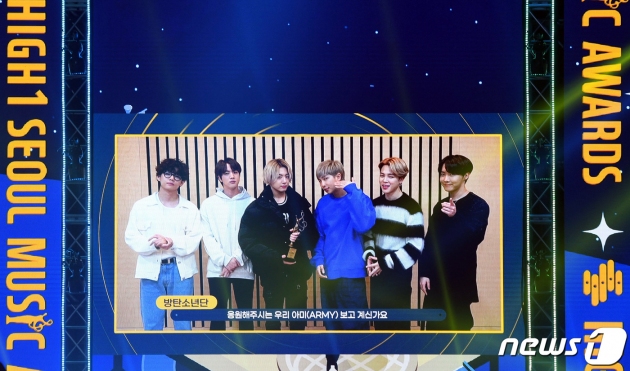  [서울가요대상] 방탄소년단, '대상' 6관왕 싹쓸이…"아미 덕분이다"(종합)